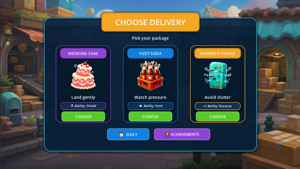 Wobble Delivery screenshot